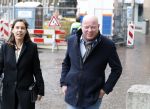Den Haag 12 maart 2018
Fractievoorzitters Klaas Dijkhoff (VVD), Jesse Klaver (Groen Links), Lilian Marijnissen (SP) en Thierry Baudet (FvD) zijn met elkaar in gesprek in het Libelle Nieuwscafe ( Dudok). Frits Wester met een collega