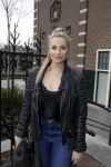 Amsterdam 21 maart 2018 
1 jarig bestaan van het blad van Chantal janzen C. Chantal ( zwanger)  kwam met haar man Marco Geeratz . Gaby Blaaser