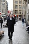 Den Haag 12 maart 2018 
Henk Krol wandelend op straat op weg naar de tweede kamer