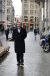 Den Haag 12 maart 2018 
Henk Krol wandelend op straat op weg naar de tweede kamer