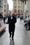 Den Haag 12 maart 2018 
Henk Krol wandelend op straat op weg naar de tweede kamer