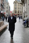 Den Haag 12 maart 2018 
Henk Krol wandelend op straat op weg naar de tweede kamer