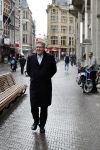 Den Haag 12 maart 2018 
Henk Krol wandelend op straat op weg naar de tweede kamer