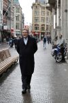 Den Haag 12 maart 2018 
Henk Krol wandelend op straat op weg naar de tweede kamer