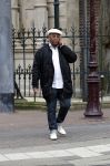 Amsterdam 21 maart 2018 
Howard Komproe op straat in Amsterdam