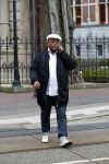 Amsterdam 21 maart 2018 
Howard Komproe op straat in Amsterdam