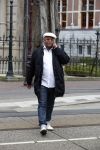 Amsterdam 21 maart 2018 
Howard Komproe op straat in Amsterdam