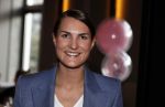 Amsterdam 21 maart 2018 
1 jarig bestaan van het blad van Chantal janzen C. Chantal ( zwanger)  kwam met haar man Marco Geeratz . iris v d Ende