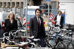 Den Haag 12 maart 2018
Fractievoorzitters Klaas Dijkhoff (VVD), Jesse Klaver (Groen Links), Lilian Marijnissen (SP) en Thierry Baudet (FvD) zijn met elkaar in gesprek in het Libelle Nieuwscafe ( Dudok)