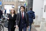 Den Haag 12 maart 2018
Fractievoorzitters Klaas Dijkhoff (VVD), Jesse Klaver (Groen Links), Lilian Marijnissen (SP) en Thierry Baudet (FvD) zijn met elkaar in gesprek in het Libelle Nieuwscafe ( Dudok)
