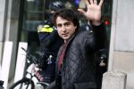 Den Haag 12 maart 2018
Fractievoorzitters Klaas Dijkhoff (VVD), Jesse Klaver (Groen Links), Lilian Marijnissen (SP) en Thierry Baudet (FvD) zijn met elkaar in gesprek in het Libelle Nieuwscafe ( Dudok)