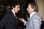 Den Haag 12 maart 2018
Fractievoorzitters Klaas Dijkhoff (VVD), Jesse Klaver (Groen Links), Lilian Marijnissen (SP) en Thierry Baudet (FvD) zijn met elkaar in gesprek in het Libelle Nieuwscafe ( Dudok)