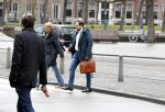 Den Haag 12 maart 2018
Fractievoorzitters Klaas Dijkhoff (VVD), Jesse Klaver (Groen Links), Lilian Marijnissen (SP) en Thierry Baudet (FvD) zijn met elkaar in gesprek in het Libelle Nieuwscafe ( Dudok)