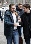 Den Haag 12 maart 2018
Fractievoorzitters Klaas Dijkhoff (VVD), Jesse Klaver (Groen Links), Lilian Marijnissen (SP) en Thierry Baudet (FvD) zijn met elkaar in gesprek in het Libelle Nieuwscafe ( Dudok)