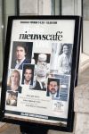 Den Haag 12 maart 2018
Fractievoorzitters Klaas Dijkhoff (VVD), Jesse Klaver (Groen Links), Lilian Marijnissen (SP) en Thierry Baudet (FvD) zijn met elkaar in gesprek in het Libelle Nieuwscafe ( Dudok)