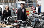 Den Haag 12 maart 2018
Fractievoorzitters Klaas Dijkhoff (VVD), Jesse Klaver (Groen Links), Lilian Marijnissen (SP) en Thierry Baudet (FvD) zijn met elkaar in gesprek in het Libelle Nieuwscafe ( Dudok)