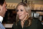 Den Haag 12 maart 2018
Fractievoorzitters Klaas Dijkhoff (VVD), Jesse Klaver (Groen Links), Lilian Marijnissen (SP) en Thierry Baudet (FvD) zijn met elkaar in gesprek in het Libelle Nieuwscafe ( Dudok)