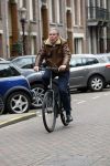 Amsterdam 15 maart 2018 
Maarten Spanjer op de fiets