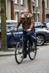 Amsterdam 15 maart 2018 
Maarten Spanjer op de fiets