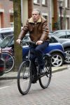 Amsterdam 15 maart 2018 
Maarten Spanjer op de fiets