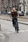 Amsterdam 15 maart 2018 
Maarten Spanjer op de fiets