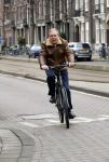 Amsterdam 15 maart 2018 
Maarten Spanjer op de fiets