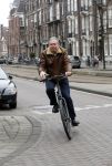 Amsterdam 15 maart 2018 
Maarten Spanjer op de fiets