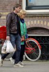 Amsterdam 15 maart 2018 
Mark v d Loo met zijn moeder in Amsterdam zuid