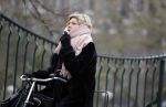Amsterdam 23 maart 2018
Medina Schuurman op de fiets in Amsterdam