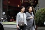 Amsterdam 13 maart 2018 
Monica Geuze zwanger met een vriendin op de cornelis schuytstraat