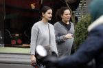 Amsterdam 13 maart 2018 
Monica Geuze zwanger met een vriendin op de cornelis schuytstraat