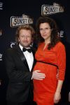 Amsterdam 29 maart 2018 
Premiere Sunset Boulevard in Carre. Pepijn Gunneweg met zwangere vrouw