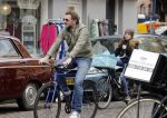 Amsterdam 14 maart 2018 
Raymond v d Klundert (Kluun) op de fiets