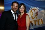 Amsterdam 19 maart 2018 
Yoran de Bont, Rene van Kooten, Brigitte Heitzer, Hans Cornelissen, Marijn Brouwers en Esmee Dekker bij de castpresentatie van de musical Evita in The Grand in Amsterdam. Hans Cornelisse is de producent.