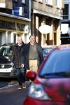 Amsterdam 11 maart 2018   
Roberto Payer op straat met ....