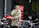 Amsterdam 23 maart 2018 
Saskia Noort doet boodschappen in Amsterdam