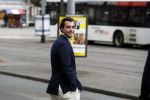 Den Haag 12 maart 2018
Fractievoorzitters Klaas Dijkhoff (VVD), Jesse Klaver (Groen Links), Lilian Marijnissen (SP) en Thierry Baudet (FvD) zijn met elkaar in gesprek in het Libelle Nieuwscafe ( Dudok)