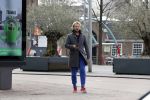 Amsterdam 3 april 2018
Thijs Romer met telefoon op straat