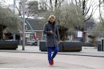 Amsterdam 3 april 2018
Thijs Romer met telefoon op straat