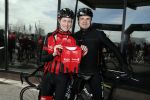 Ridderkerk 30 maart 2018
Presentatie sterren fiets team bij motel v d Valk Ridderkerk. Vera Koedooder met vriend zwanger