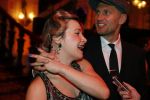 Amsterdam 4 april 2018
Feestje magnum ijs in het Amstel Hotel. Victoria Koblenko met partner Levchenko