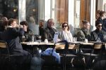 Amsterdam 24 april 2019
Bert Kuizenga en zijn vrouw op terras.