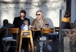 Amsterdam 24 maart 2019
Chantal Janzen en haar man Marco Geeratz en hun kinderen op terras en Amsterdam zuid.