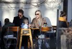 Amsterdam 24 maart 2019
Chantal Janzen en haar man Marco Geeratz en hun kinderen op terras en Amsterdam zuid.
