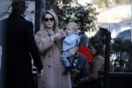 Amsterdam 24 maart 2019
Chantal Janzen en haar man Marco Geeratz en hun kinderen op terras en Amsterdam zuid.