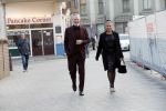 Amsterdam 22 maart 2019
Eric Corton en zijn vrouw Diana Sno op straat in Amsterdam.