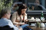 Amsterdam 30 maart 2019
Daniel de Ridder en zijn vriendin Halina Reijn op terras en op de beethovenstraat.