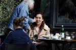 Amsterdam 30 maart 2019
Daniel de Ridder en zijn vriendin Halina Reijn op terras en op de beethovenstraat.