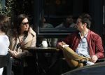 Amsterdam 30 maart 2019
Daniel de Ridder en zijn vriendin Halina Reijn op terras en op de beethovenstraat.