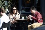 Amsterdam 30 maart 2019
Daniel de Ridder en zijn vriendin Halina Reijn op terras en op de beethovenstraat.